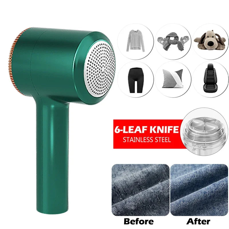 USB Electric Rechargeable Lint, Hair Remover For Clothes