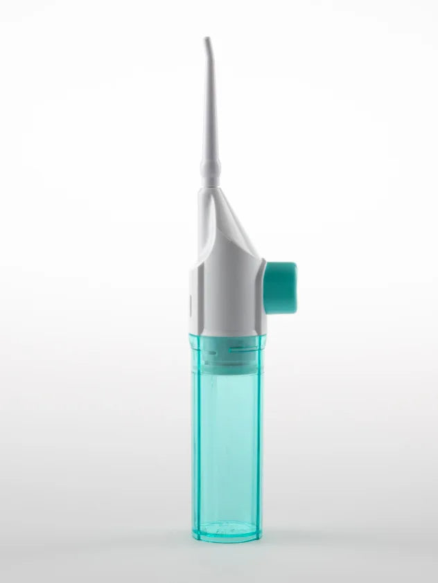 Portable Pressure Oral Irrigator - Water Flosser, Manual Toothpick