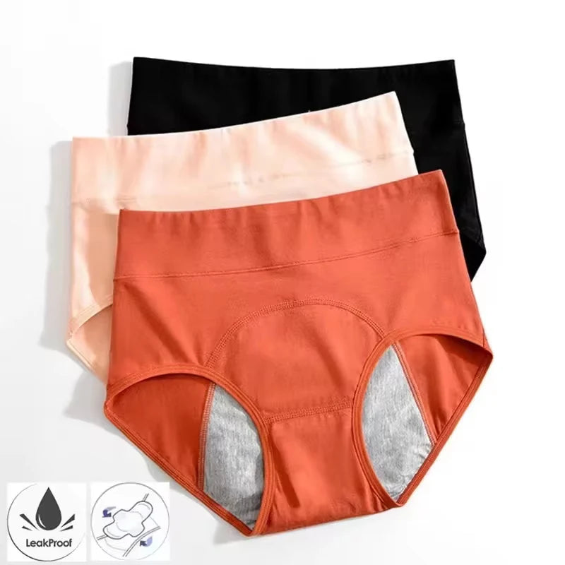Panties, Underwear for Menstruation Cotton Menstrual Panties