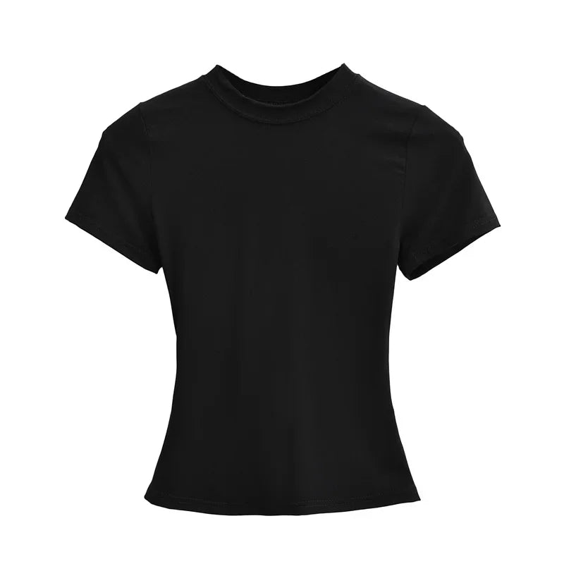 High Quality Casual T shirt Sexy Slim Short Sleeves Fashion