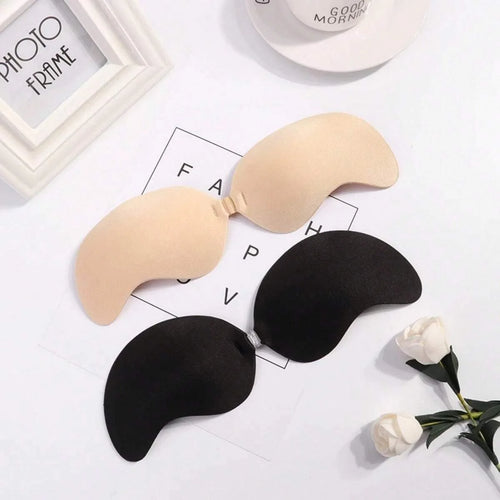1Pair Women Invisible Underwear Silicone Mango Cup Non-Falling Off nubra Breast Patch