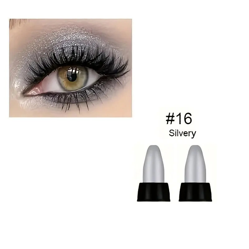16 Colors Pearlescent Waterproof Eyeliner