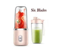 USB Personal Mini Juicer Double Cup Portable Handheld Travel Blender