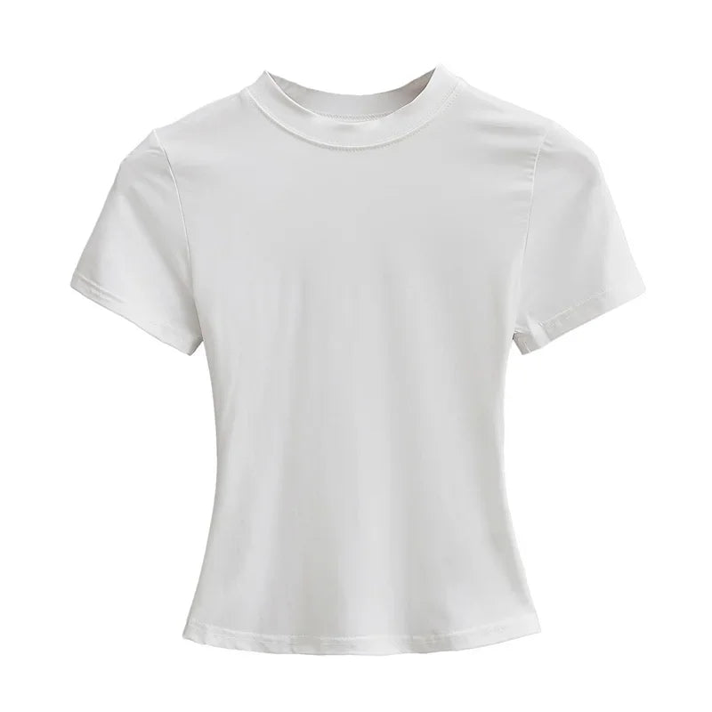 High Quality Casual T shirt Sexy Slim Short Sleeves Fashion