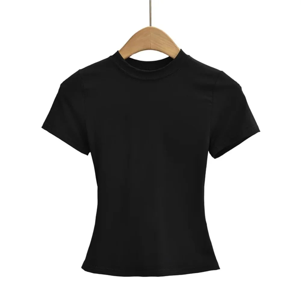 High Quality Casual T shirt Sexy Slim Short Sleeves Fashion