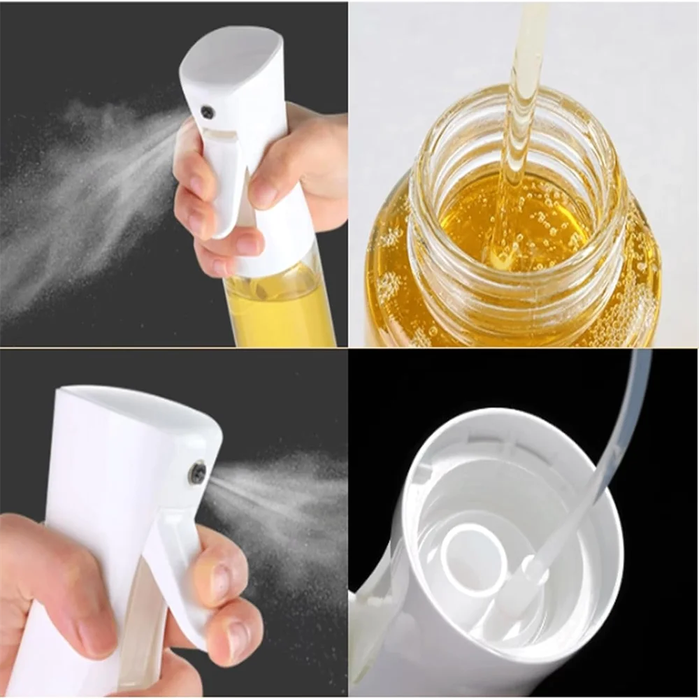 Olive Oil Spray for Cooking Dispenser Bottle Sprayer Mist-Reusable Food Grade Oil Kitchen Accessories