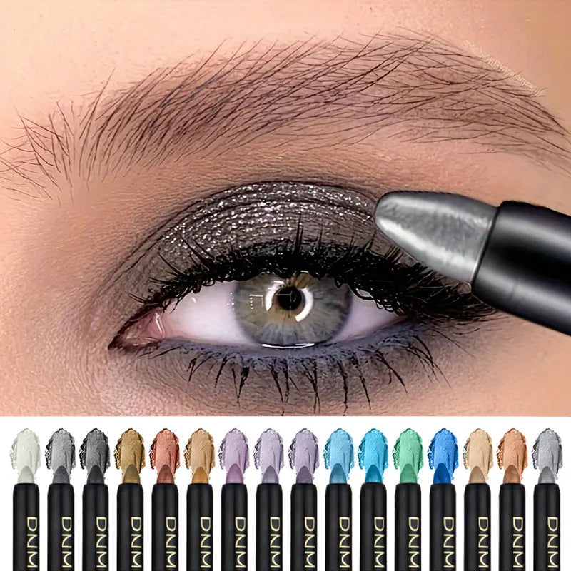 16 Colors Pearlescent Waterproof Eyeliner