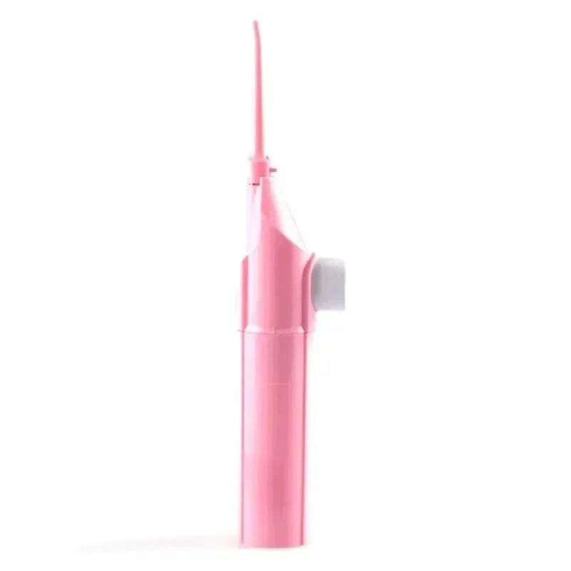 Portable Pressure Oral Irrigator - Water Flosser, Manual Toothpick