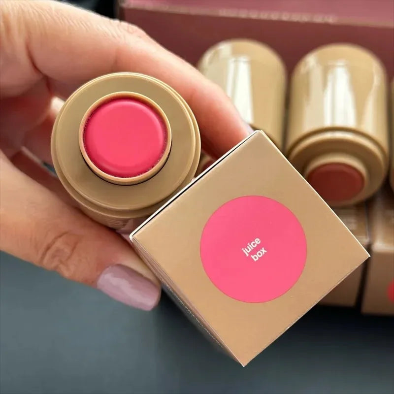 Pocket Blush LIP Stick Lip And Cheek Hydrating Stick Natural Rouge Powder Easy To Apply Color