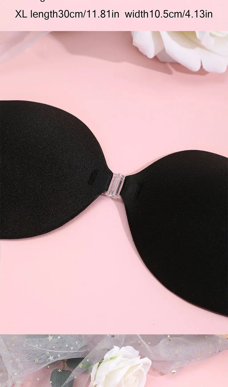 1Pair Women Invisible Underwear Silicone Mango Cup Non-Falling Off nubra Breast Patch