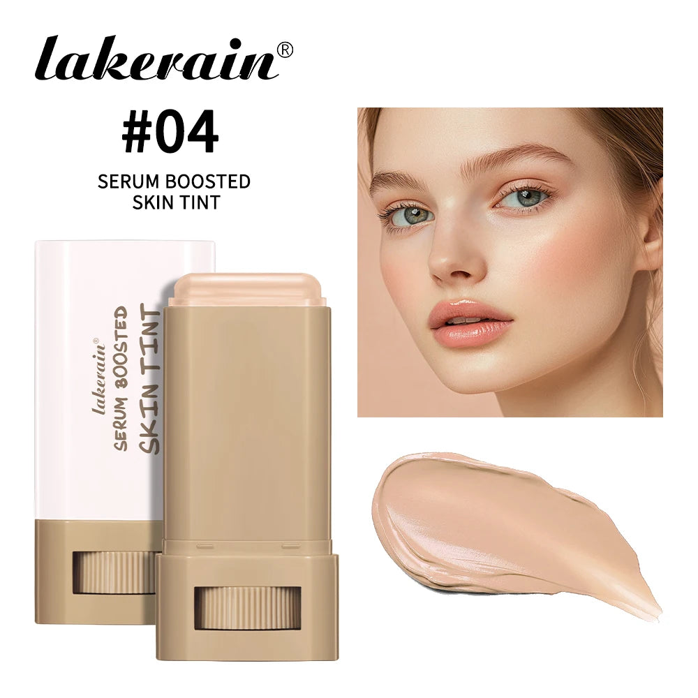 Face Skin Tint Stick Waterproof Nourishing Solid Tinted Serum Foundation