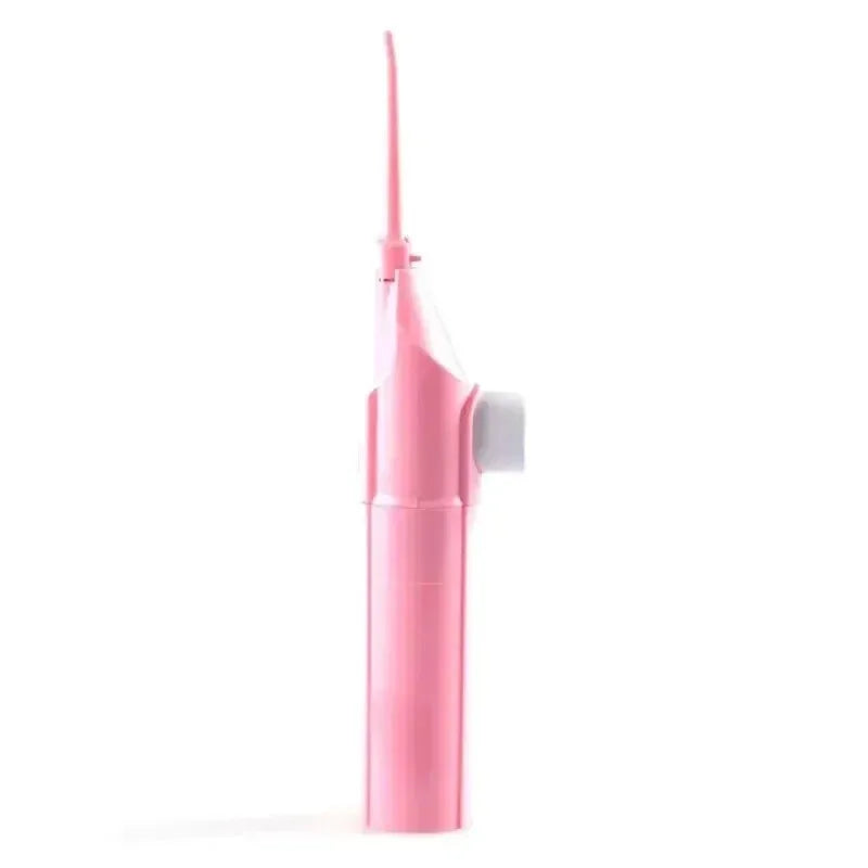 Portable Pressure Oral Irrigator - Water Flosser, Manual Toothpick