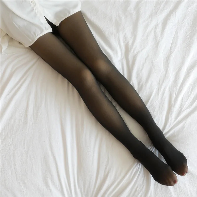 Thick Thermal Tights Stockings Women Warm Winter Sexy Translucent Pantyhose Leggings
