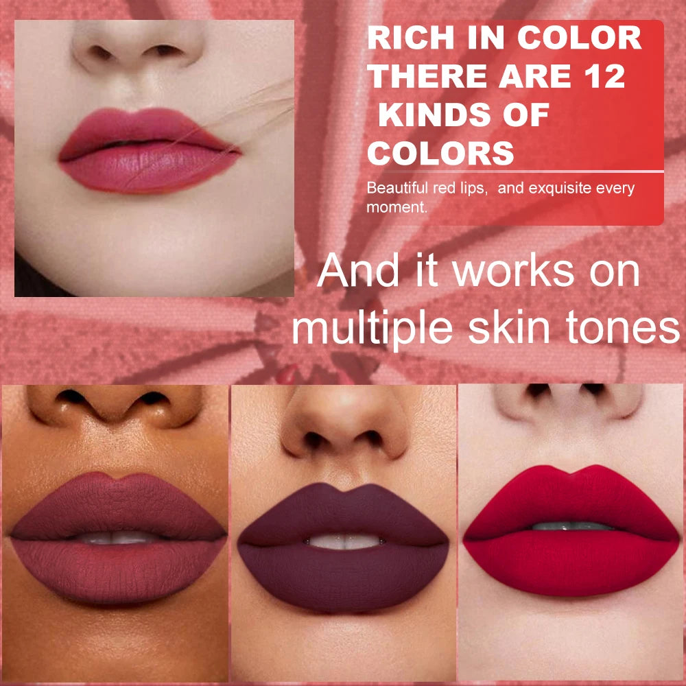 6pcs Easy Lip Liner Pen Set Long-Lasting, Waterproof Sweatproof, Non-fading Beauty Makeup